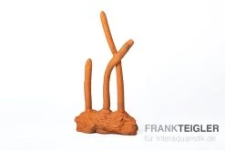 Aquariumkeramik Garnelenhydra Terrakotta