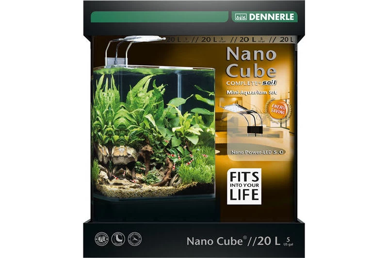 Dennerle NanoCube Complete+ SOIL 20L Mit PowerLED 5.0 3 Dennerle NanoCube Complete+ SOIL 20L Mit PowerLED 5.0