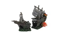 Hobby St. Anna Schiffswrack, 2 Teilig -Fischbedarf Laden Hobby St Anna Schiffswrack 2