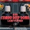 Mini Combo Deep Dome Lamp Fixture 2 X 100 W Max -Fischbedarf Laden Mini Combo Deep Dome Lamp Fixture 2 x 100 W max