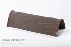 Aquariumkeramik Axolotl Tunnel 30 Cm Schwarz