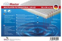 Papillon Filtermatte UNI-6D, 1 Stück -Fischbedarf Laden papillon 74p03451 filtermatte uni 6d 4